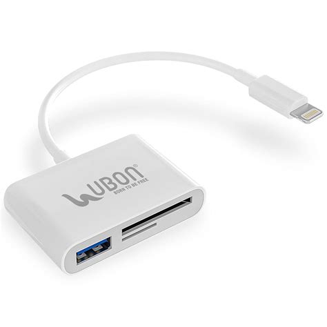 UBON iPhone OTG Adapter Fusion WR-496, Lighting OTG Connector Support ...