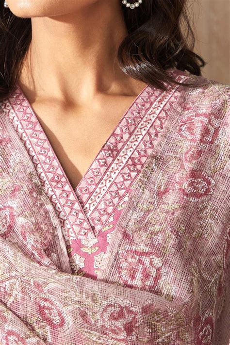 Gauhar Roohi Sanganeri Kota Dupatta – Farida Gupta India