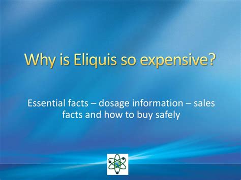 Why Is Eliquis So Expensive