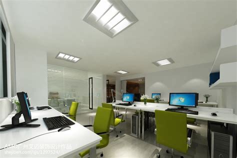 30万元办公空间200平米装修案例_效果图 - 南京办公室设计中对于小型空间的设计技巧重 - 设计本