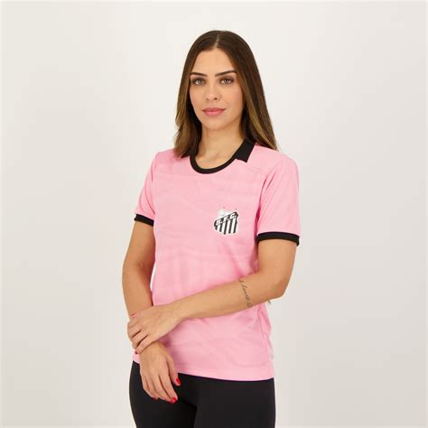 Santos Aster Women Pink Shirt - FutFanatics