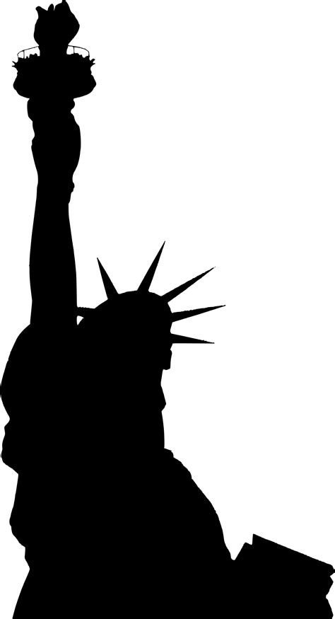 Clipart - Statue of Liberty (silhouette)
