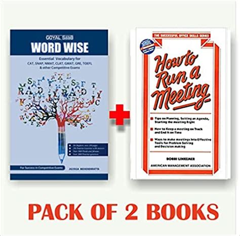 Word Wise + How to Run a Meeting (Set of 2 books) | Goyalpublishers