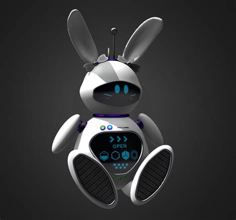 ArtStation - Robot bunny - toy for a robot