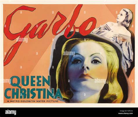 Queen Christina - Movie Poster Stock Photo - Alamy