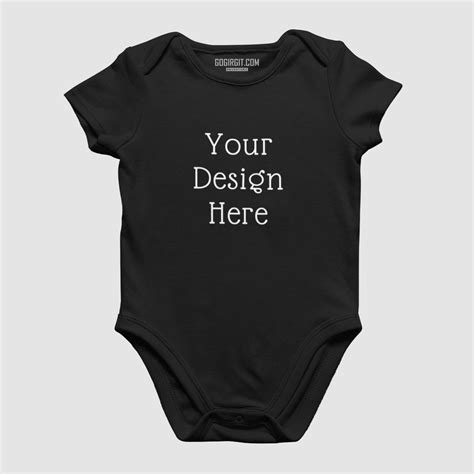 Personalised 100 Percent Cotton Customizable Rompers For Kids