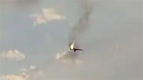Russian Long-Range Bomber Spirals Down After Being Shot Down By Ukraine ...