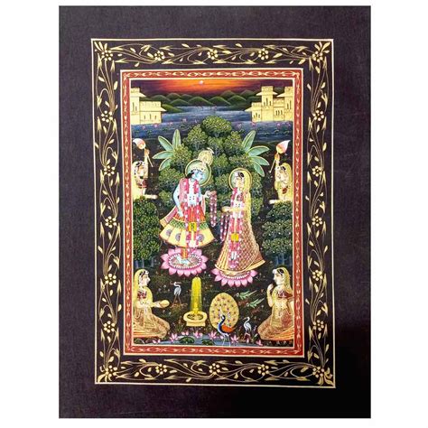 Radha Krishna Miniature Painting - KK GIFT STORE