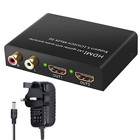 Buy Microware 4K HDMI Converter 4K HDMI Audio Extractor with 2 Way HDMI ...