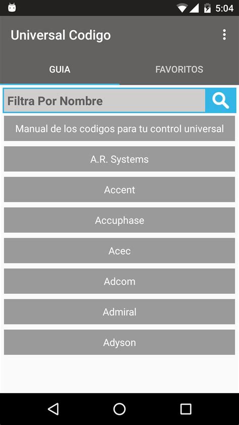 Image result for Como Activar Un Control Universal Con Codigo