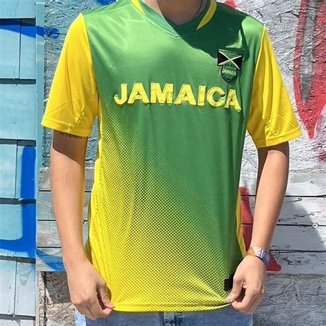 Jamaica Soccer Jersey/ Jamaica Futbol Kit Size: S... - Depop