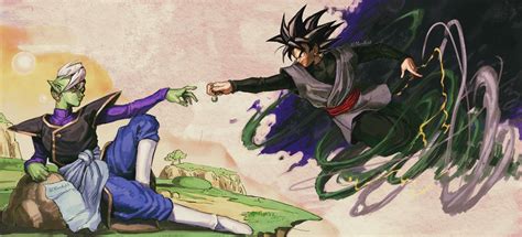 goku black and zamasu (dragon ball and 1 more) drawn by kornart | Danbooru
