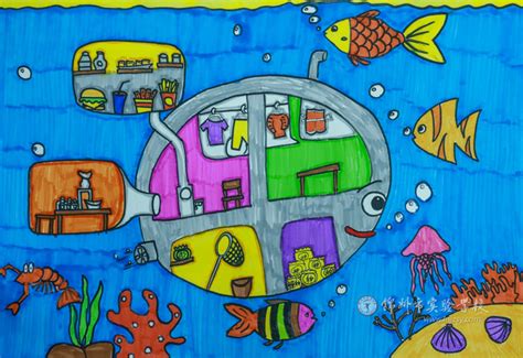 海底画创意说明300字,儿童画创意说明范文,海底城市的创意说明_大山谷图库