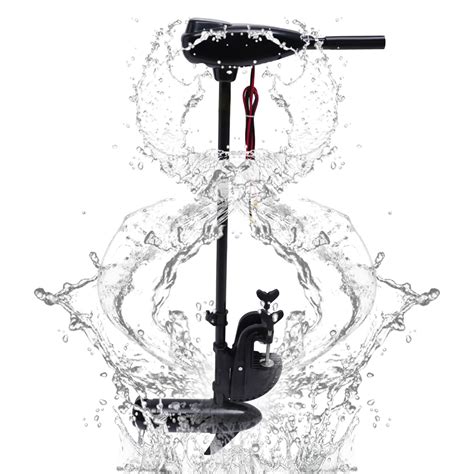 Outboard Engine Ernonde 12v 80lbs Electric Trolling Motor Fishing Boat ...