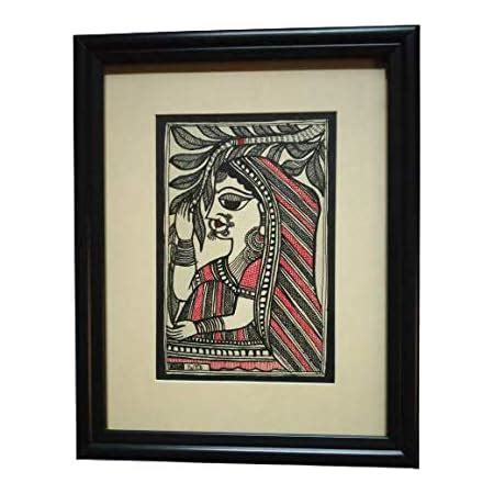Mithila Painting Madhubani Handemade Sheet Mithila Paintings of Single ...