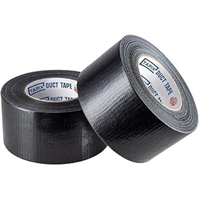 Tapix Heavy Duty Waterproof Black Duct Tape - 2 Rolls, 3 India | Ubuy