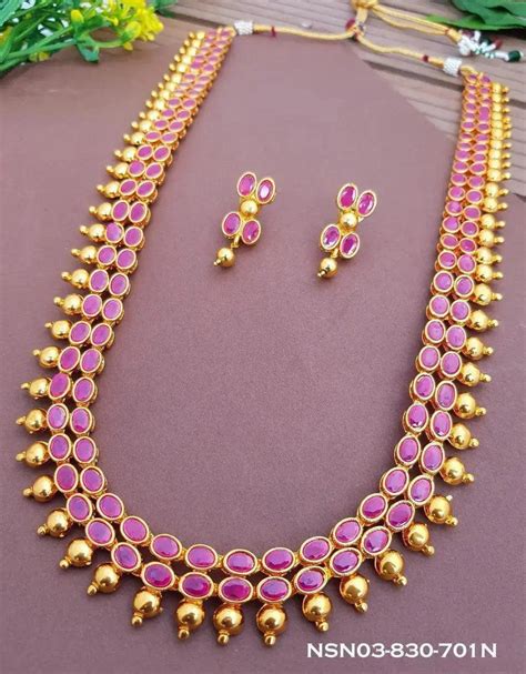 Classic collection Real kemp necklace set 701N – Griiham