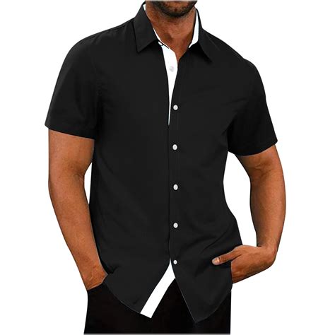 Black Dress Shirts For Men