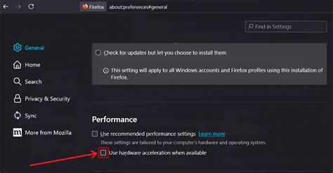How to Turn OFF or ON Hardware Acceleration in Firefox