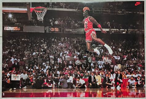 Michael Jordan Slam Dunk Poster - MVP poster - rare and had to find ...