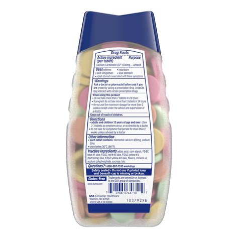 Buy Tums Ultra Strength Assorted Fruit Chewable Antacid Medicine, 160 Ct Online at Lowest Price ...