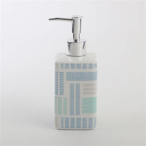 Buy Mekong Ceramic Printed Soap Dispenser - 400ml from Home Centre at ...