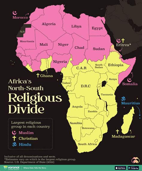 Visualizing Africa's North-South Religious Divide | ZeroHedge