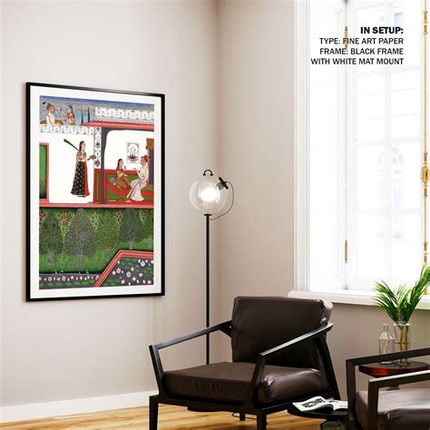 Mewar King Rajasthani Painting: Buy Classical Indian Miniature ...