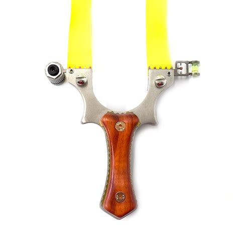 Stainless Steel Solid Wood Slingshot Outdoor Shooting Fish Slingshot P ...