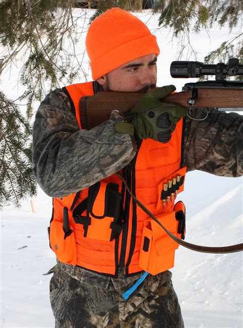 Blaze Orange MOLLE Vest | Hunting clothes, Deer hunting outfit, Hunting