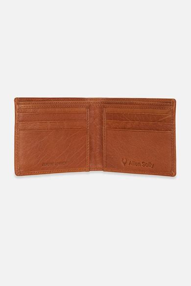 Buy Men Brown Textured Leather Wallet Online - 39657819 | Allen Solly