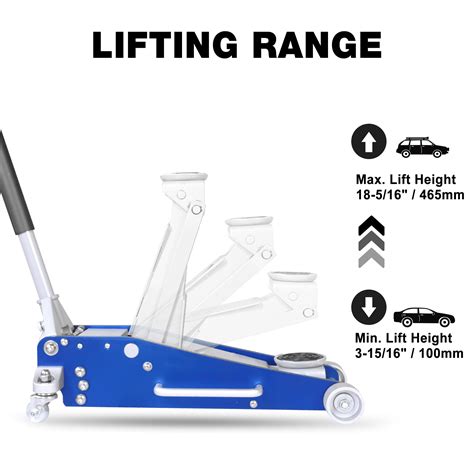 Snapklik.com : YELLOW JACKET Floor Jack 2.5 Ton Hydraulic Low Profile ...