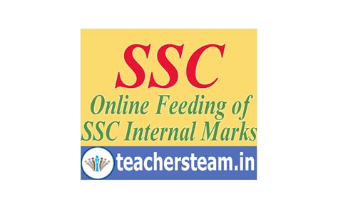 Guidelines for Online feeding of SSC/10th Class Internal Marks in ...
