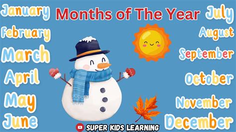 Months of the Year Song | Learn Months in English | Fun Kids Song ...