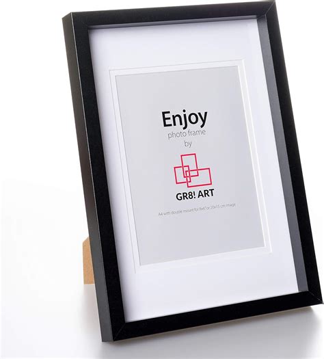 GR8! Art Enjoy - A4 Photo Frame with mount for a 8x6” image - A4 ...