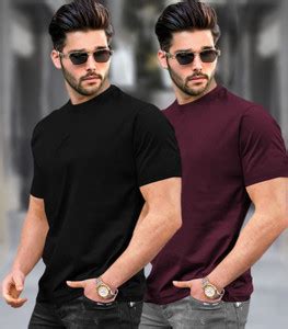 TRIPR Solid Men Round Neck Multicolor T-Shirt - Buy TRIPR Solid Men ...