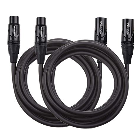Cable Matters 2-Pack Microphone Cable (Mic Cable / XLR to XLR Cable) 10 ...