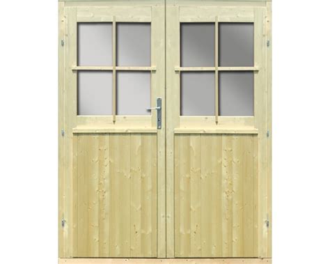 Doppeltür für Gartenhaus 28 mm Karibu inklusive | HORNBACH AT