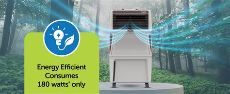 Symphony Touch 40 Room Air Cooler | High Efficiency Cooling | 185W ...