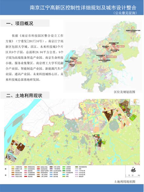 南京江宁高新区控制性详细规划及城市设计整合
