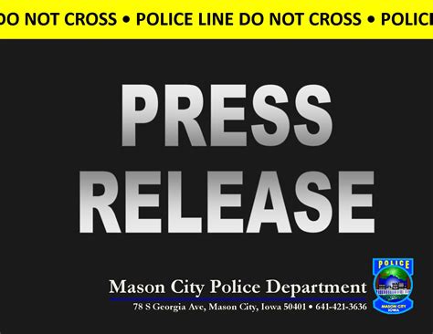 Mason City Police... - Mason City Police Department