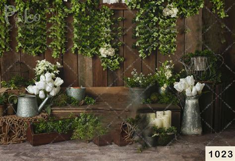 White Flowers Backdrop-Fabric Backdrop – Poko baby props