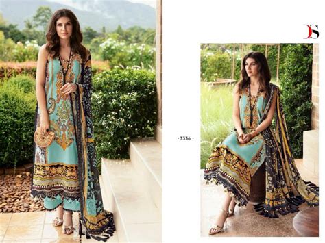 Deepsy Firdous Queens Court 5 Cotton Dupatta Pakistani Suits ...