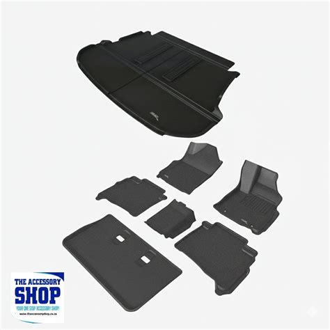 Toyota Fortuner 2016-Present (AT) Moulded Floor Premium Mats 3D ...