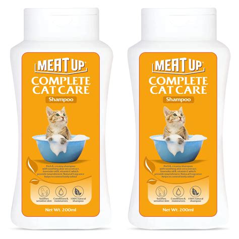 Meat Up Complete Cat Care Shampoo, 200ml (Buy 1 Get 1 Free), Total ...
