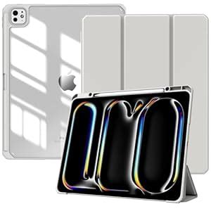 TiMOVO Case for iPad Pro 13 Inch (M4) 2024 with Pencil Holder, Slim ...