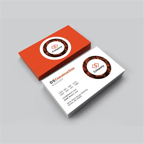 Best Construction Business Card Design 的图像结果