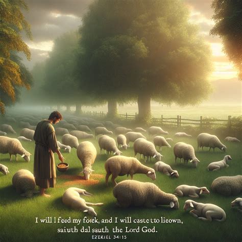 Ezekiel 34:15 Artwork | Bible Art