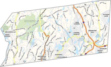 Fairfield County Map, Connecticut - US County Maps