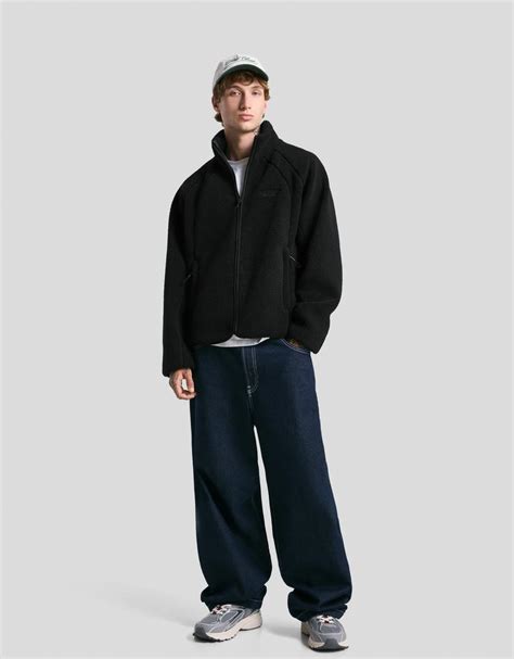 Faux shearling jacket - Men | Bershka